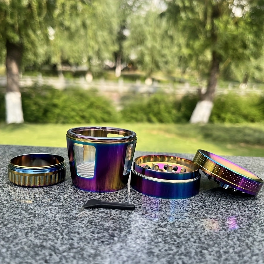 Upgrade Your Smoking Experience with This Durable Alloy Tobacco Herb Grinder - 50mm