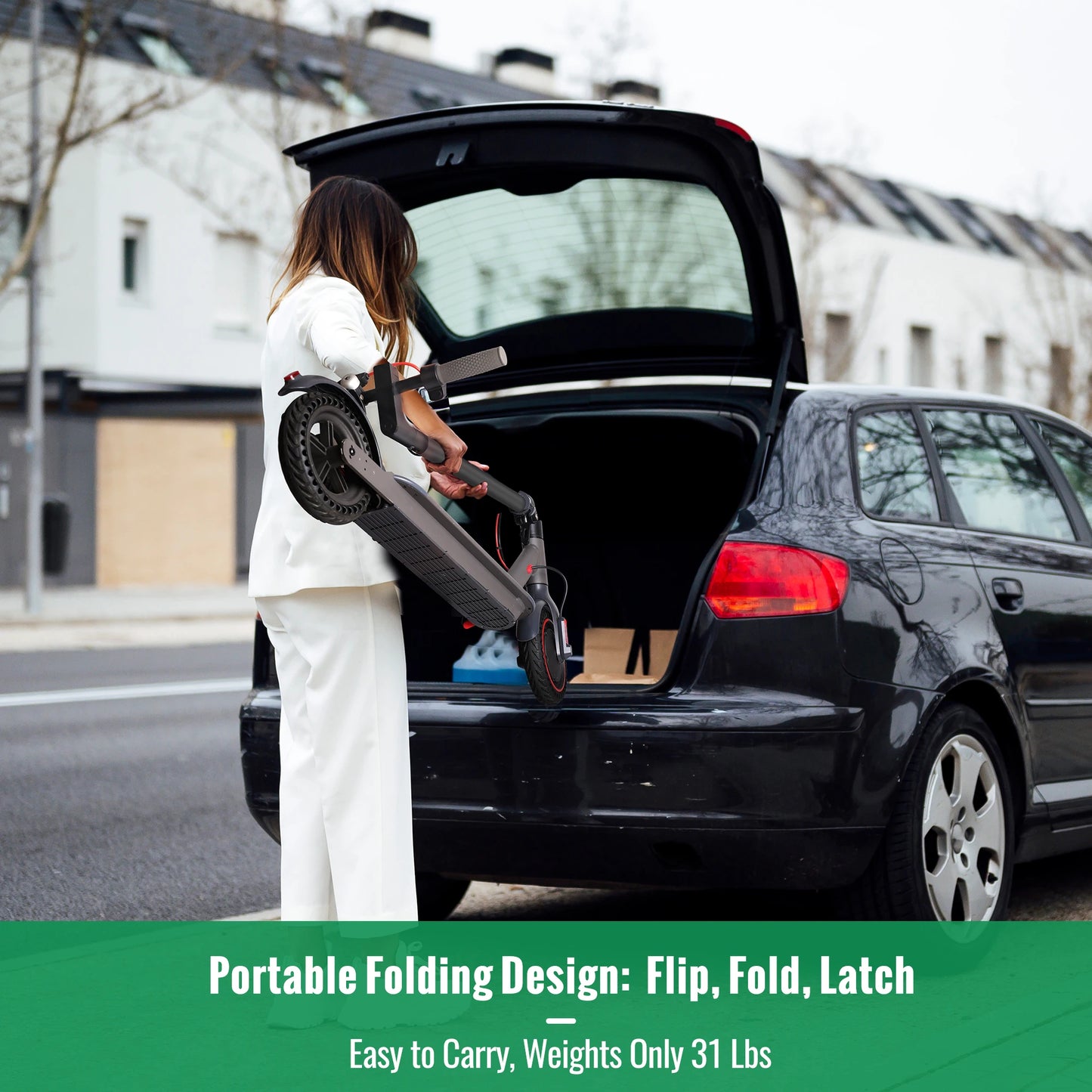 36v 350W Electric Scooter Adult 2 Wheel 8.5" Self-Balance Folding Kick Escooter For Travel Smart App US Warehouse Free Shipping