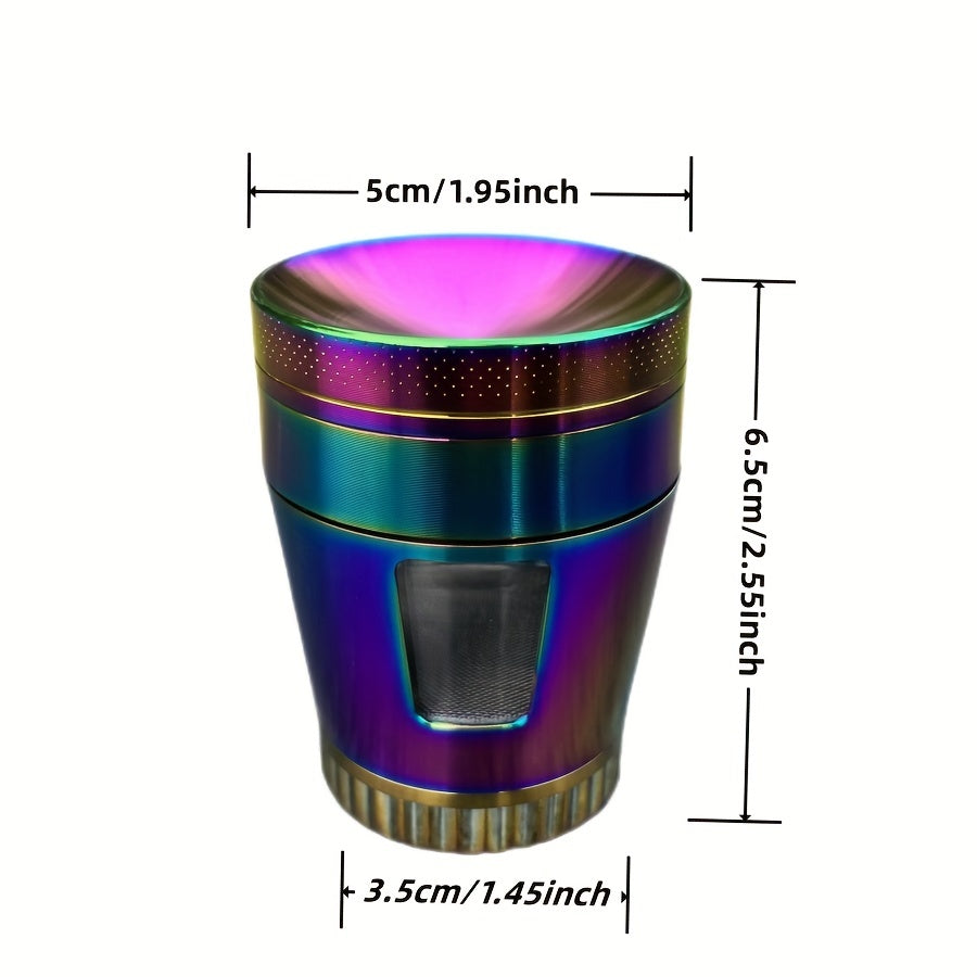 Upgrade Your Smoking Experience with This Durable Alloy Tobacco Herb Grinder - 50mm