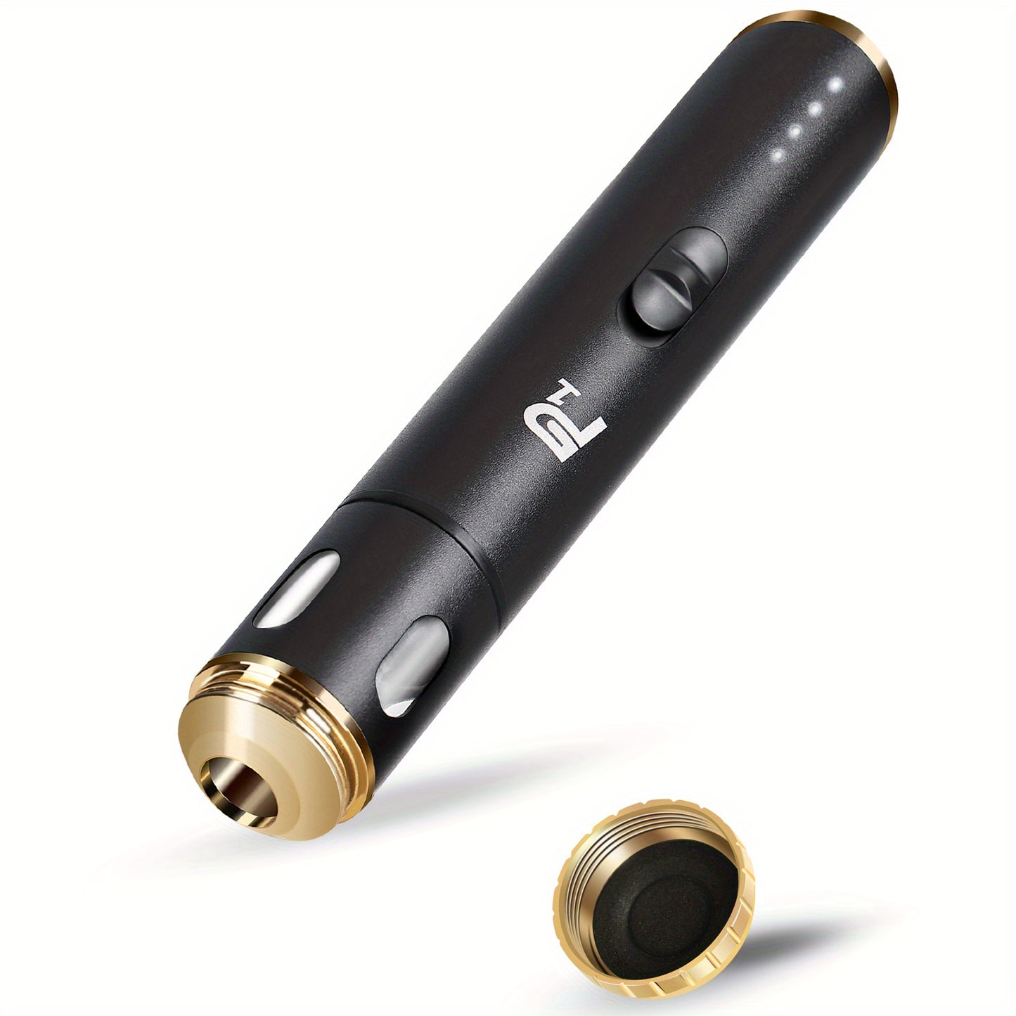 USB Rechargeable Electric Tobacco Herb Grinder 1pc with Quick Grinding, Cone Loader, Portable Storage Bag Included - Smoking Accessories